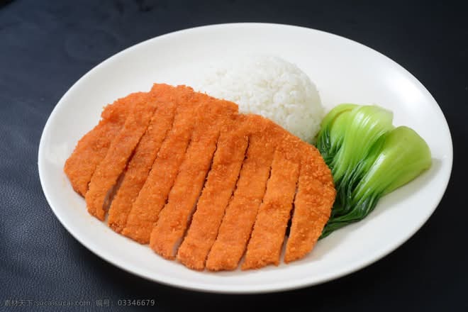 猪扒饭 Pork chops with Rice